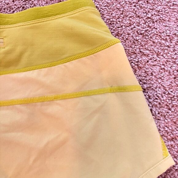 Smartwool Womens PhD Running Shorts Neon Yellow XS - Picture 3 of 5